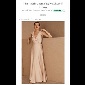 BHLDN Bridesmaid Dress